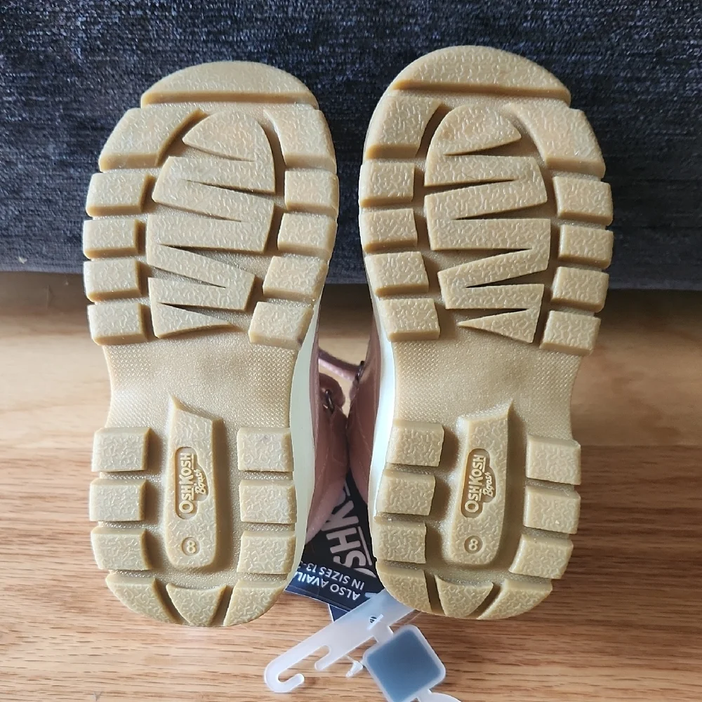 NWT OshKosh B'gosh Pink High-Top Sneakers Toddler 8 - Picture 13 of 17